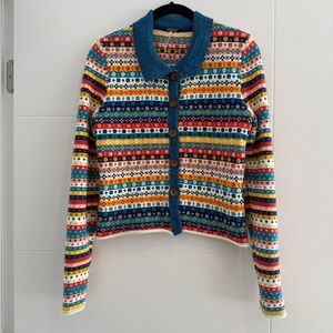 Free People Multicolor Striped Sweater